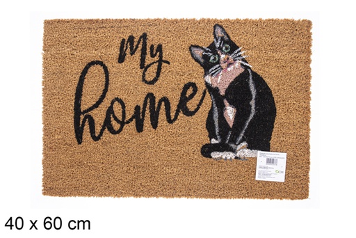 [115702] Coconut doormat cat My Home 40x60 cm