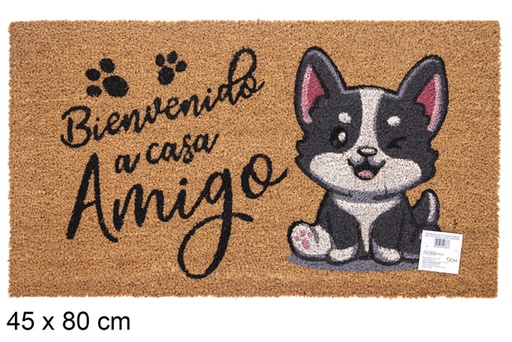 [115718] Coco paillasson Dog friend 45x80 cm