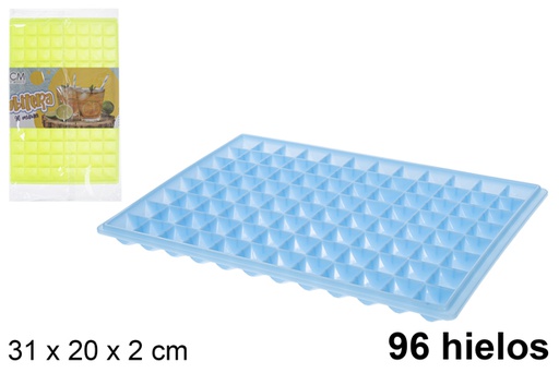 [115753] Ice bucket with 96 ice cubes in assorted colors