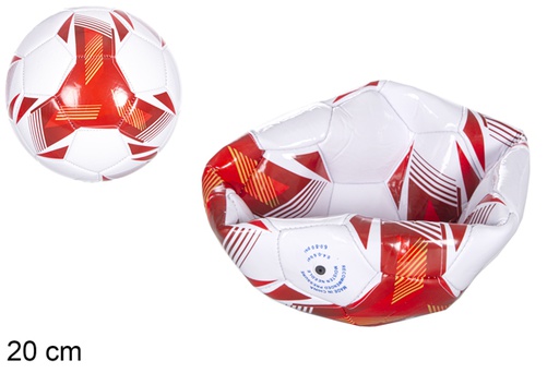 [115826] Pallone da calcio in plastica Red Team da 20 cm