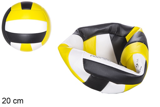 [115850] Tricolor classic deflated volleyball 20 cm 