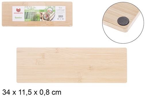 [116001] Planche en bambou pour apéritif 34x11,5 cm