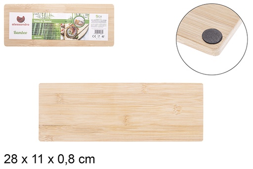 [116003] Planche en bambou pour apéritif 28x11 cm