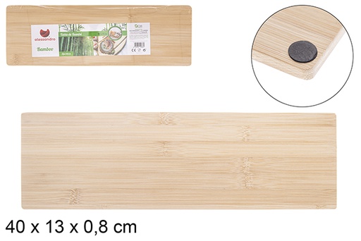 [116005] Planche en bambou pour apéritif 40x13 cm