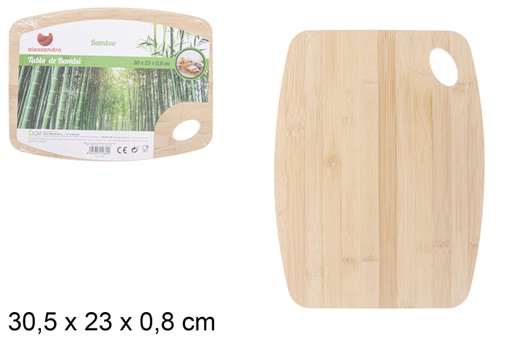 [116008] Planche à découper en bambou 30,5x23 cm