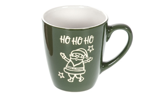 [116697] Small ceramic mug decorated Christmas