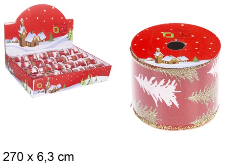 [116785] Fita de natal decorada árvore 270x6,3 cm