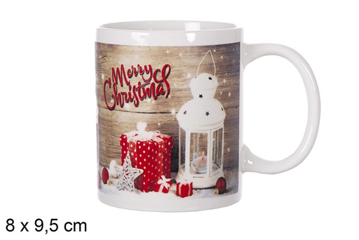 [116934] Mug de Noël en céramique 9,5x8 cm