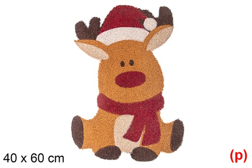 [117020] Christmas reindeer doormat 40x60cm