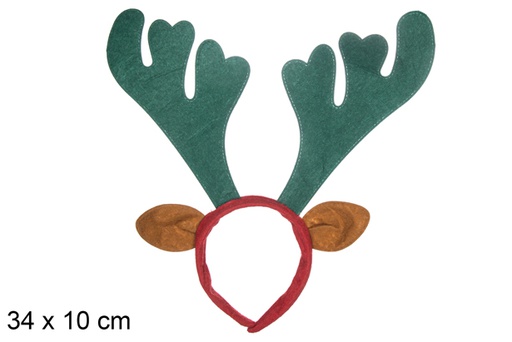 [117029] Christmas reindeer headband 34x10 cm