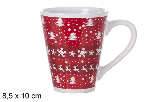 [117040] Taza cerámica Navidad surtido 10x8,5 cm