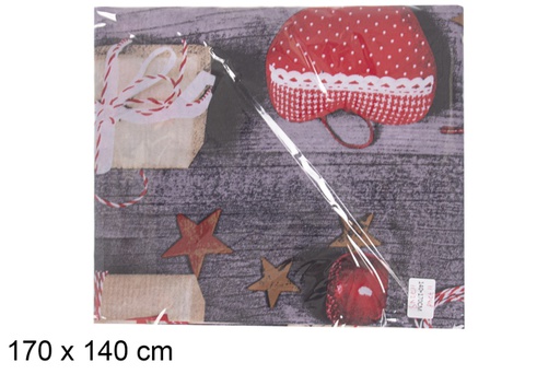 [117248] Nappe décoration de Noël 170x140 cm