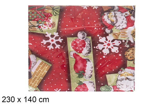 [117255] Mantel decoración navideña 230x140cm