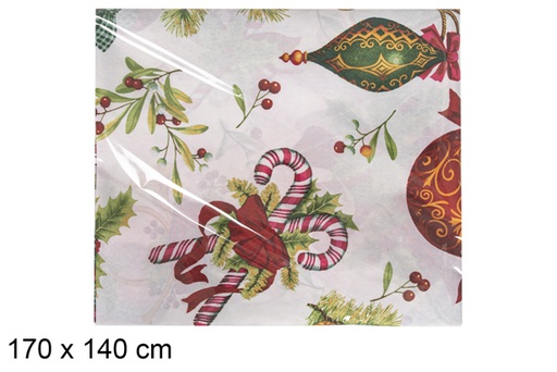 [117257] Tablecloth Christmas decoration 170x140cm