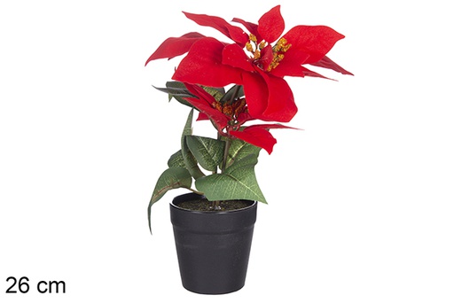 [117368] Christmas flower pot on display 26 cm