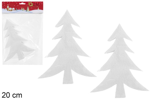 [117738] Pack 2 alberi in polistirolo in blister 20 cm