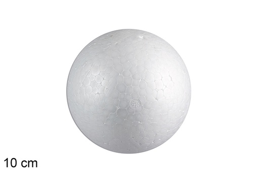 [117755] Polystyrene ball Christmas decoration 10 cm