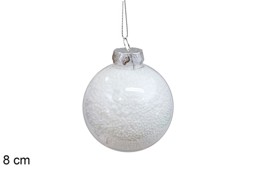 [117859] Transparent PVC snow ball 10 cm