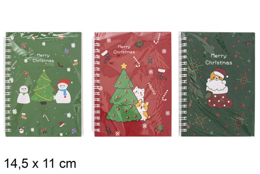 [118154] Bloc de notas Navidad decoración surtida en bolsa  