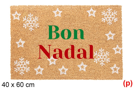 [118341] Bon Nadal decorated doormat 40x60cm