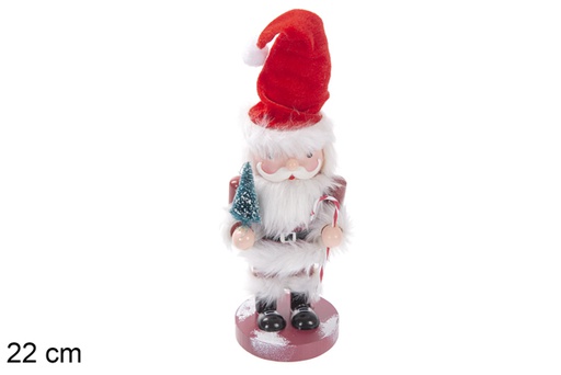 [118370] Figura Papa Noel madera 22 cm