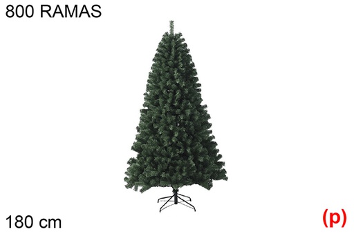 [118430] Árbol Navidad Dakota 800 ramas 180 cm 