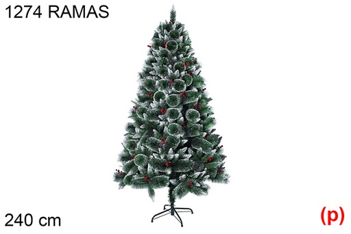 [118491] Arbol navidad montana 240cm 1274 ramas