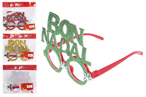 [118573] Christmas glasses Bon Nadal green