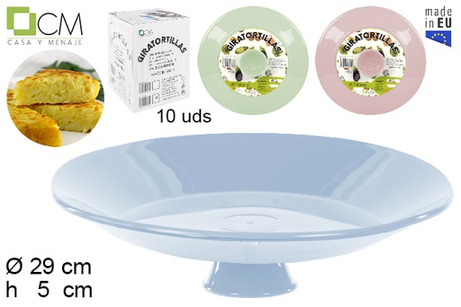 [118668] Tourne-tortilla couleur pastel 29 cm