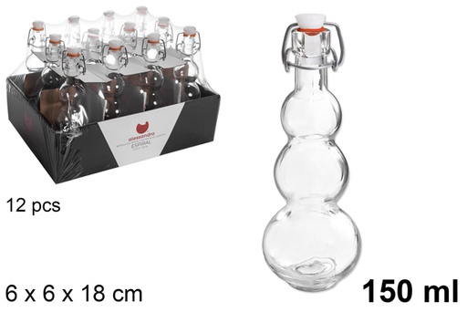 [118760] Botella espiral con tapón gaseosa 150 ml