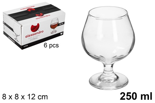 [118867] Cognac crystal glass 250 ml