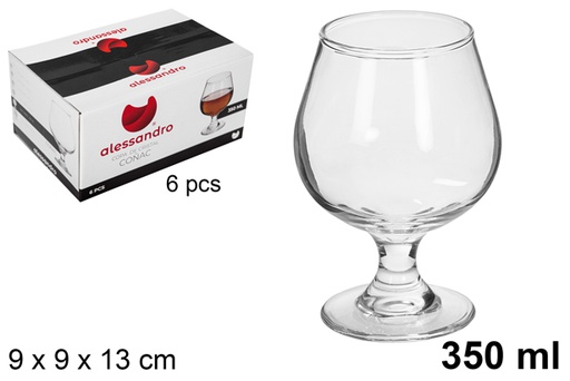 [118868] Copo cristal conhaque 350 ml