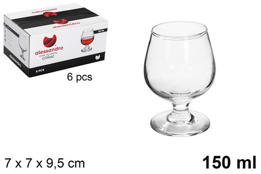 [118933] Copo cristal conhaque 150 ml