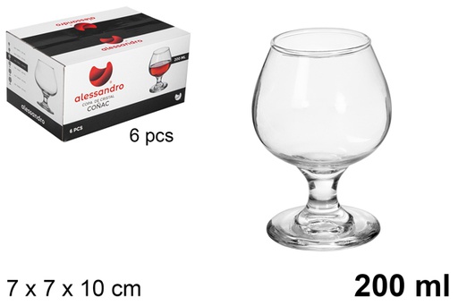 [118934] Copo cristal conhaque 200 ml