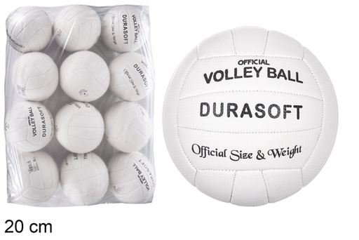 [118957] Balon volley ball blanco talla oficial