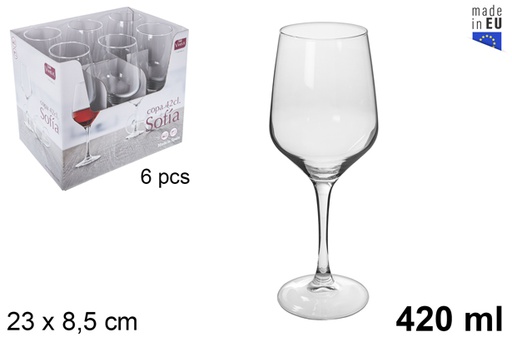 [118958] Wine glass Sofia Vasik 420 ml