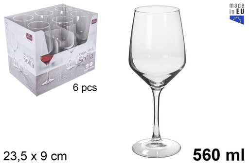 [118959] Wine glass Sofia Vasik 560 ml