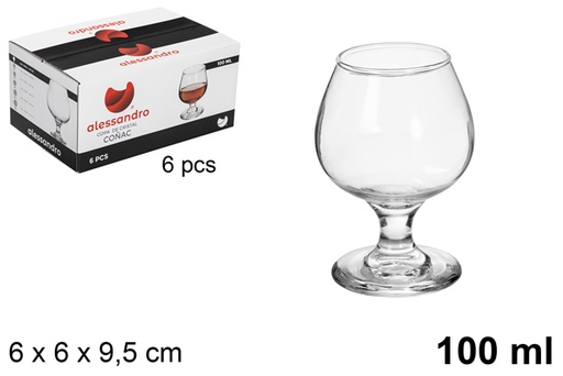 [118972] Copo cristal conhaque 100 ml