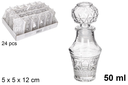 [119014] Botella cristal licor Kioto 50 ml