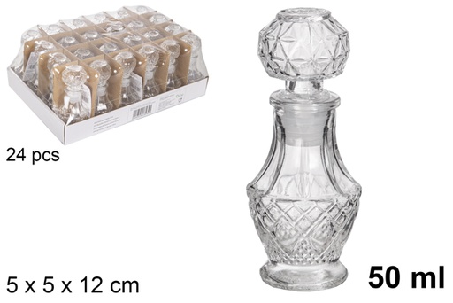 [119017] Botella cristal licor Yakarta 50 ml