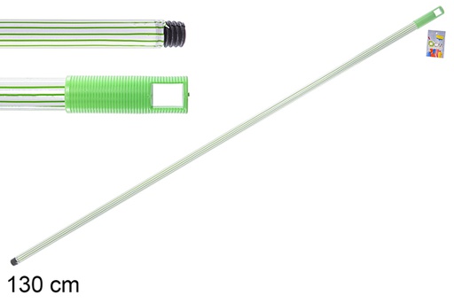 [119069] Green and white decorated stick 130 cm