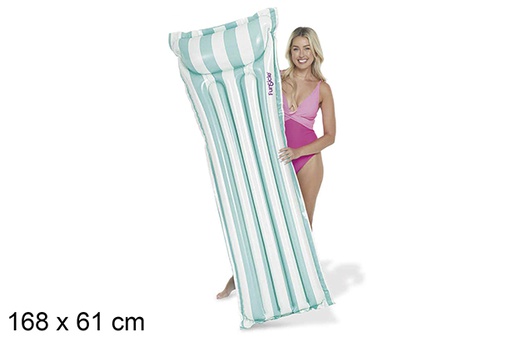 [119074] Striped inflatable mattress 168x61 cm