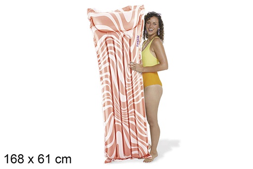 [119076] Materasso gonfiabile Swirl rosa 183x69 cm