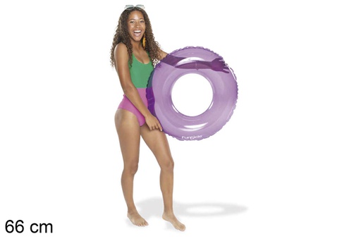 [119088] Flotador hinchable violeta 66 cm