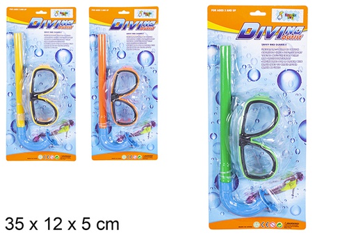 [119119] Pack 2 piezas para buceo en blister