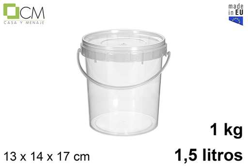 [119250] Récipient en plastique multi-usages 1,5 l. (1 kg)