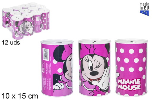 [119319] Metal piggy bank Minnie 10x15 cm