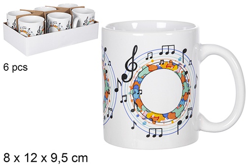 [119356] Taza mug  decorada musica