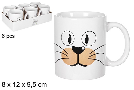 [119357] Caneca decorada com gato