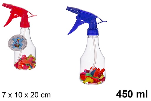 [119368] Botella pulverizador 450ml con 25 globos de agua